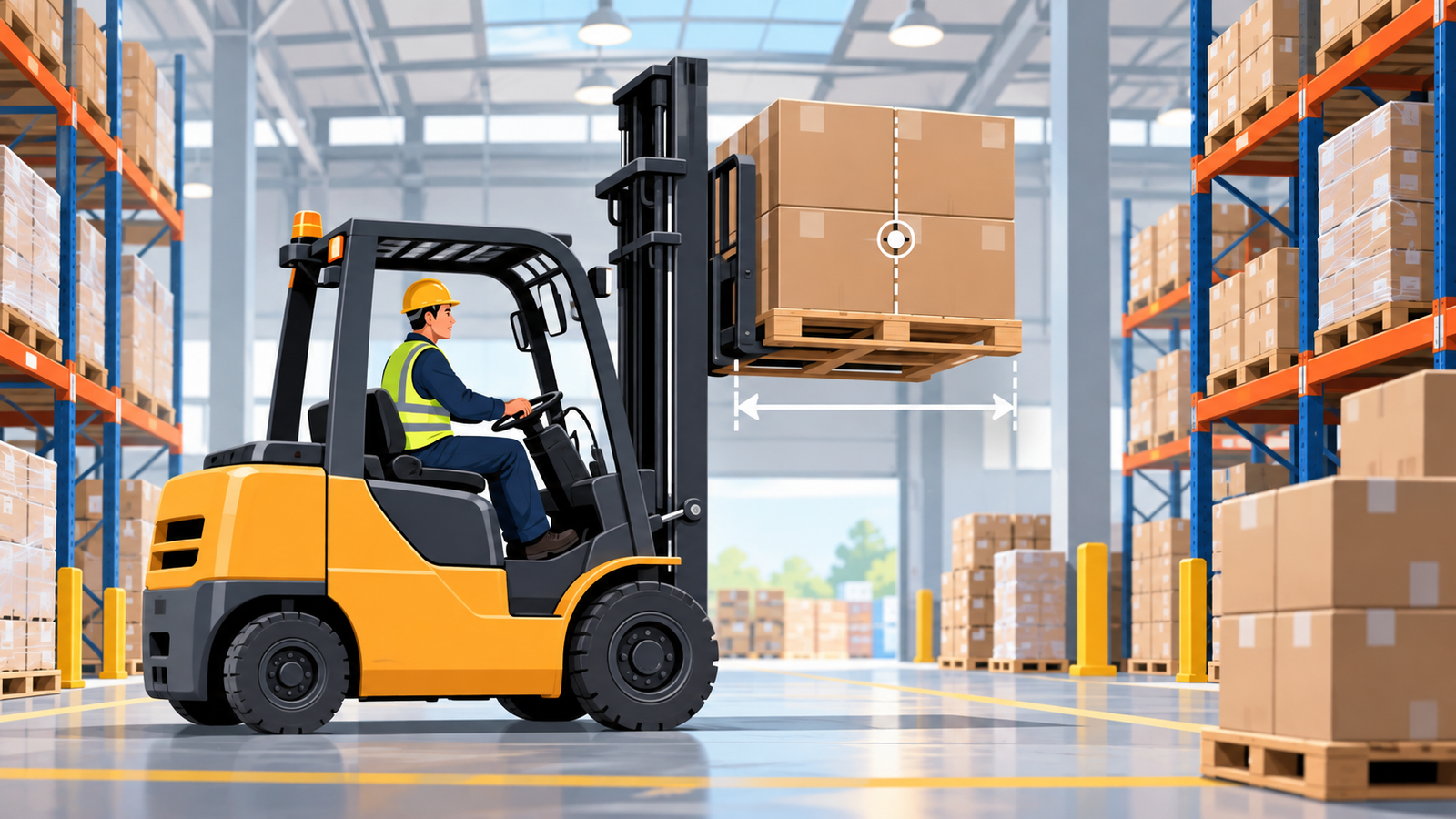 Cara Menghitung Kapasitas Forklift Gudang yang Tepat